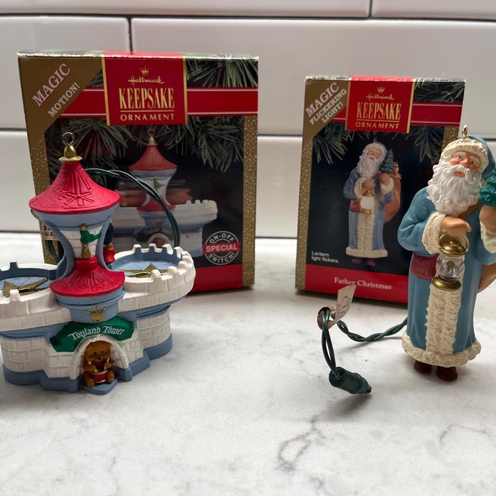 (6) Vintage Keepsake Collectible Ornaments